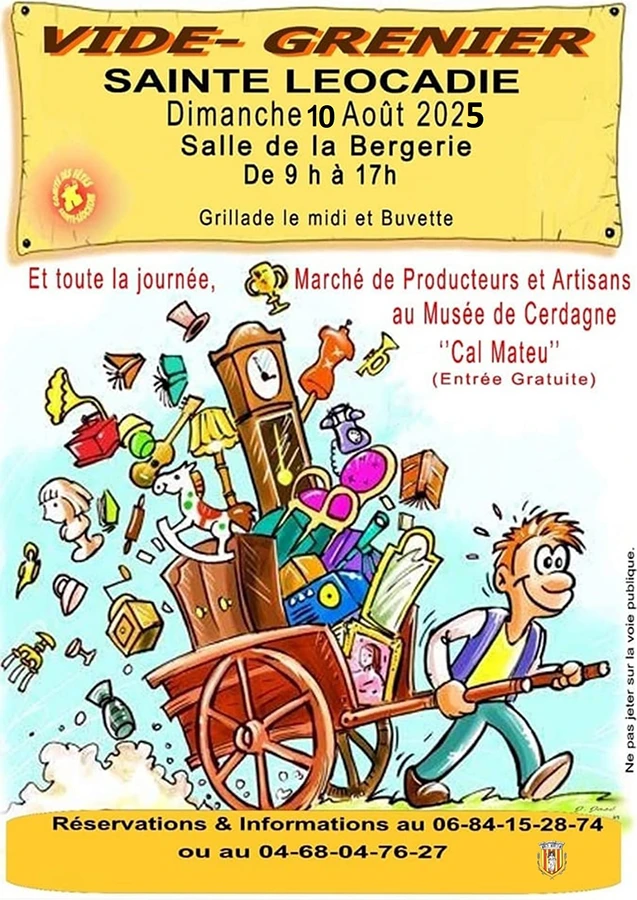 Vide grenier 10 aout